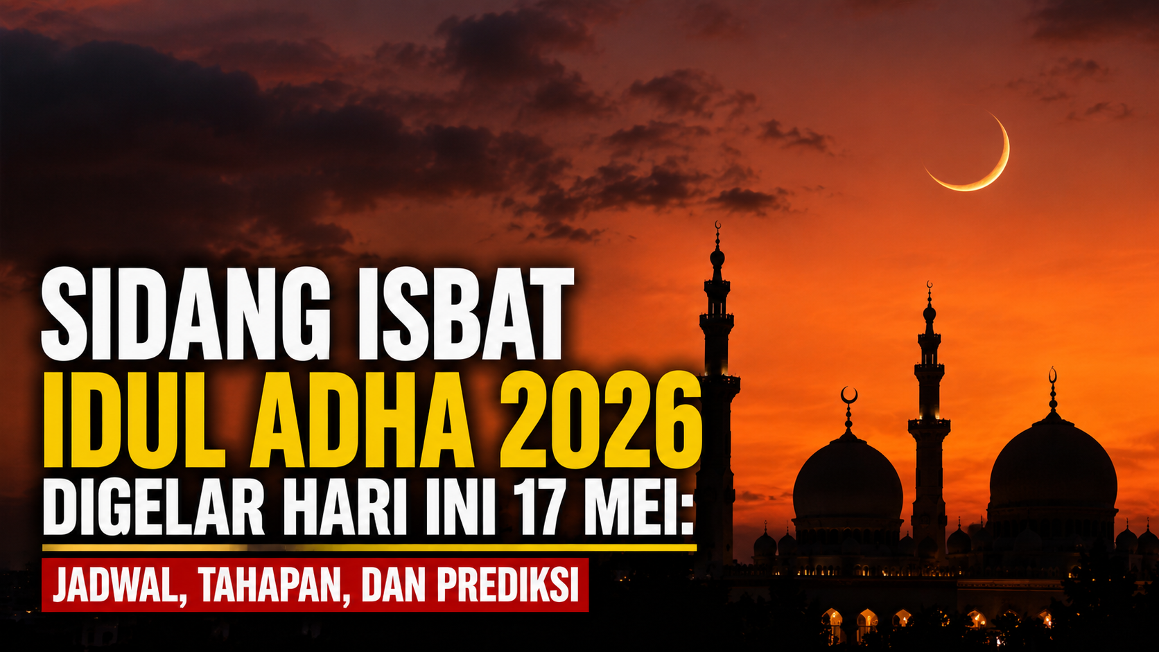 sidang isbat Idul Adha 2026 Kemenag 17 Mei Jakarta rukyat hilal