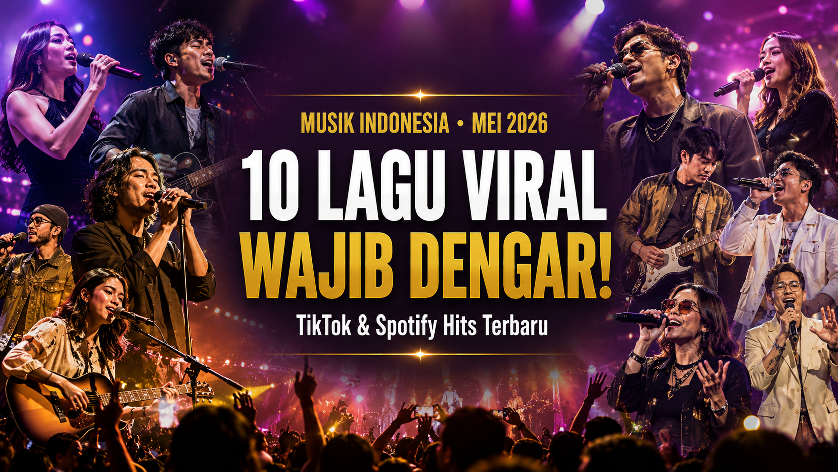 10 lagu Indonesia viral TikTok Spotify Mei 2026 playlist hits Bernadya Mahalini Sal Priadi wajib dengar